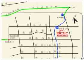 天津?yàn)I海國(guó)際會(huì)展中心交通圖